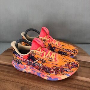 Asics Noosa Tri 14 Womens Running Shoes Orange Pink Tropical Size 7.5 Cushioned
